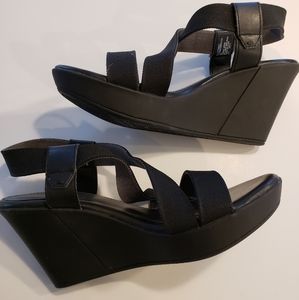 Brand New White Mountain Black 4" Wedges Size 8
